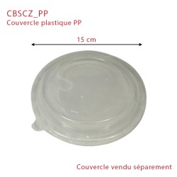 miniature Bol carton rond noir 150mm