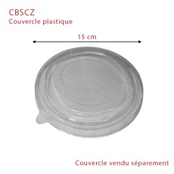 miniature Bol carton rond noir 150mm