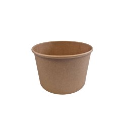 miniature Pot kraft brun 114mm