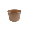 Pot kraft brun 114mm