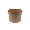 Pot kraft brun 114mm