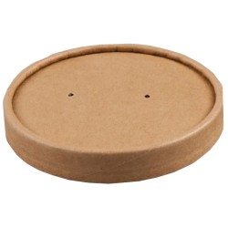 miniature Pot à Soupe Carton Kraft Brun