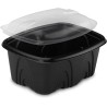 Barquette Plastique Archipack noire + couvercle