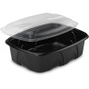 Barquette Plastique Archipack noire + couvercle
