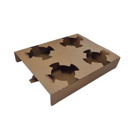 miniature Porte Gobelets Kraft Brun