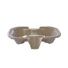 Porte-gobelet cellulose 2 et 4 compartiments