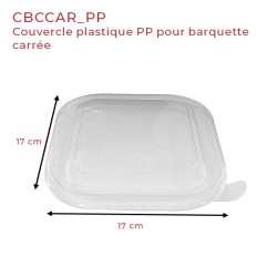 miniature Barquette alimentaire carton carrée kraft et noir