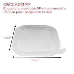 miniature Barquette alimentaire carton carrée kraft et noir