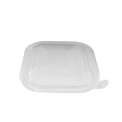 miniature Barquette alimentaire carton carrée kraft et noir