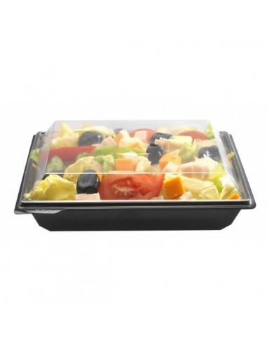 Barquette salade carrée Takipack + couvercle