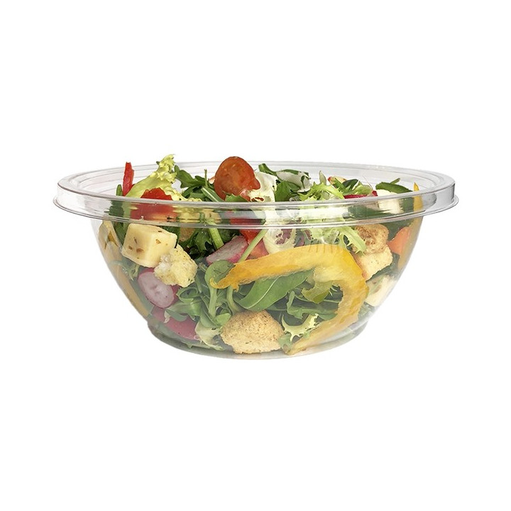 Bol Salade Plastique Rond Plat sans couvercle
