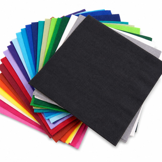Serviettes coloris