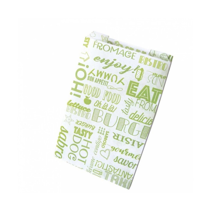 Sac Sandwich Papier Vert emballage