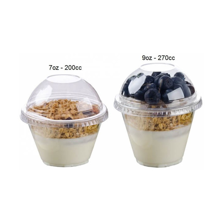 Pot à Dessert Plastique  tailles