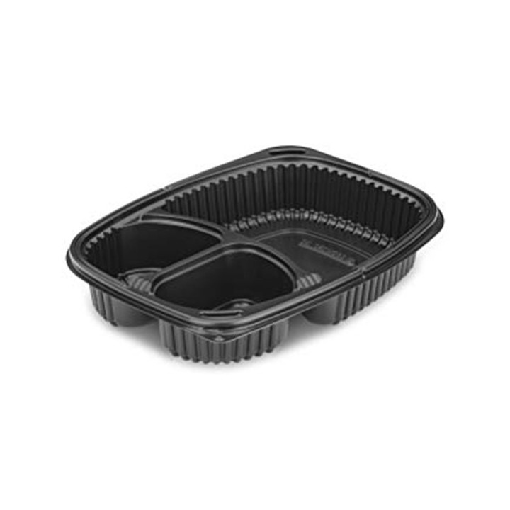 Barquette 3 compartiments Cookipack vide