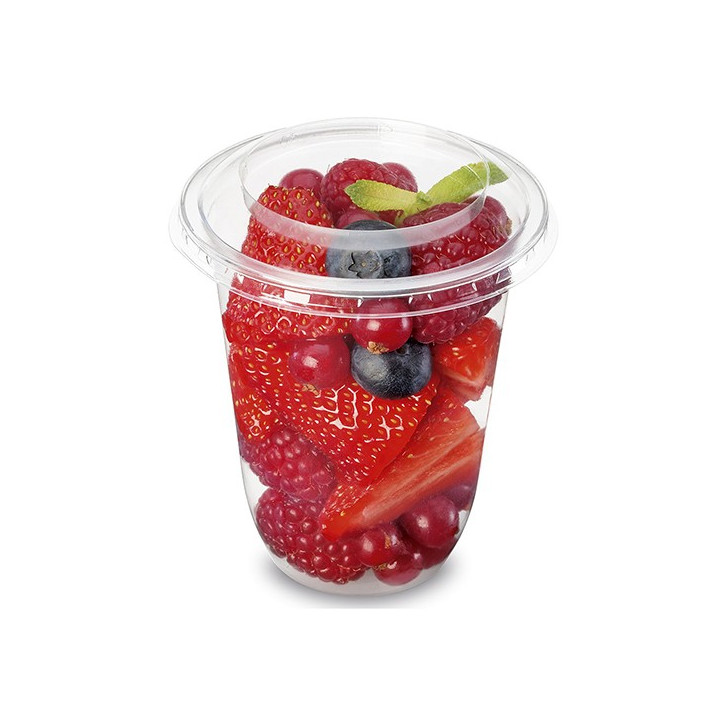 Pot Rond à Dessert Cristal fruits rouges