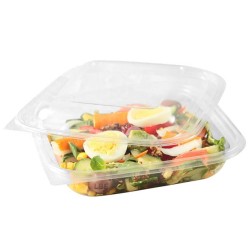 miniature Bol Salade Plastique Carré