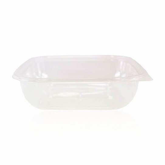 Bol à Salade En Verre Blanc Bord Doré - Lot De 6 Bols Carrés 17.5cm, Micro-ondes, Lave-vaisselle, Pour Soupes Et Fruits