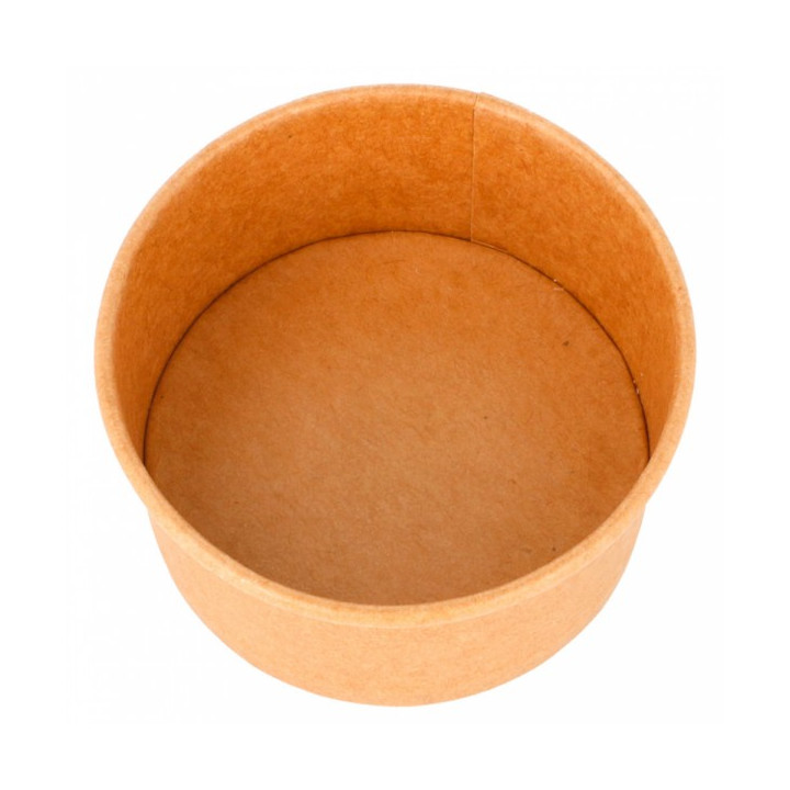 Pot à glace carton (vue de dessus)