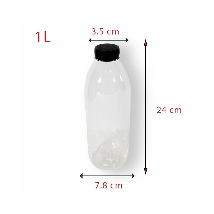 Bouteille-1L dimensions