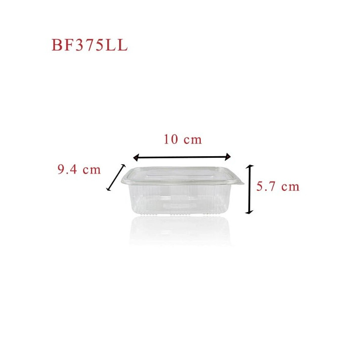 Barquette Plastique BF375LL dimensions