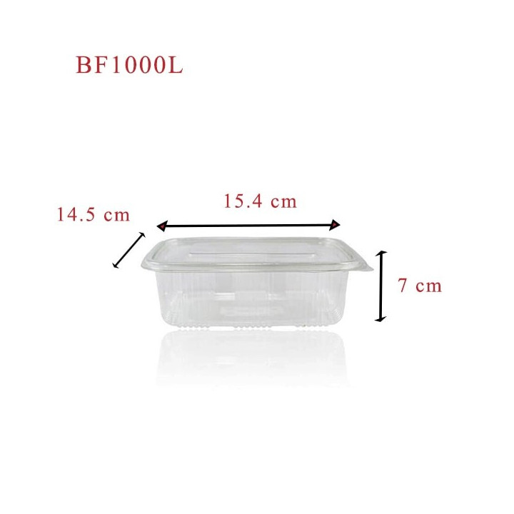 Barquette Plastique BF1000L dimensions