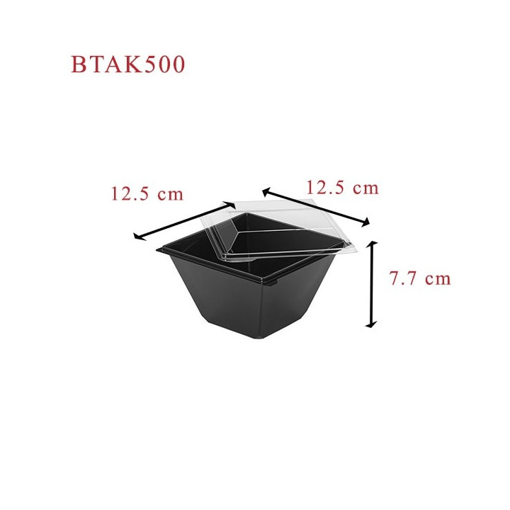 Barquette BTAK500-dimensions