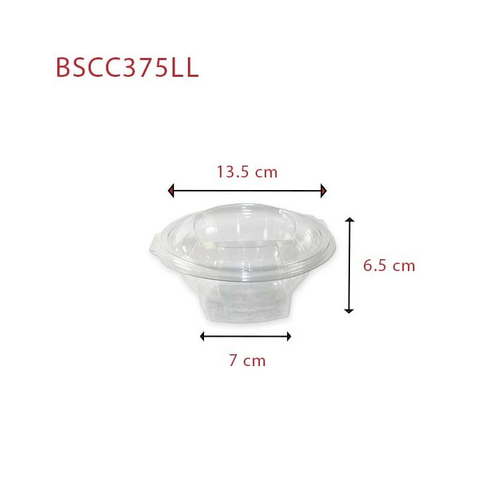 Bol Salade Plastique Charnière BSCC375LL dimensions