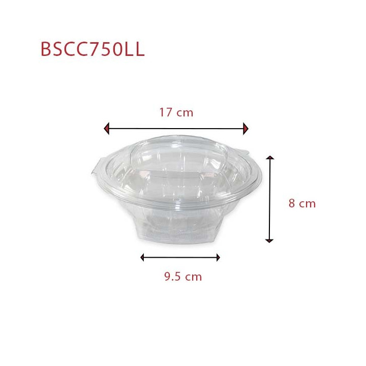 Bol Salade Plastique Charnière BSCC750LL dimensions