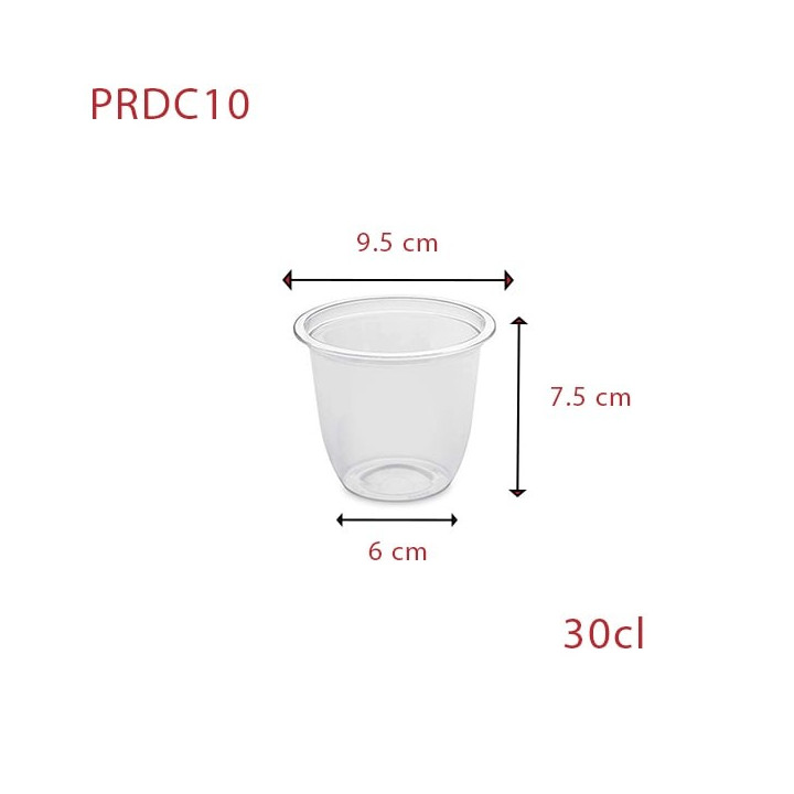 Pot Rond à Dessert Cristal PRDC10