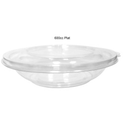 miniature Bol Salade Plastique Rond Plat