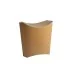 Pochette frites rabattable Kraft 2