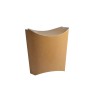 Pochette frites rabattable Kraft