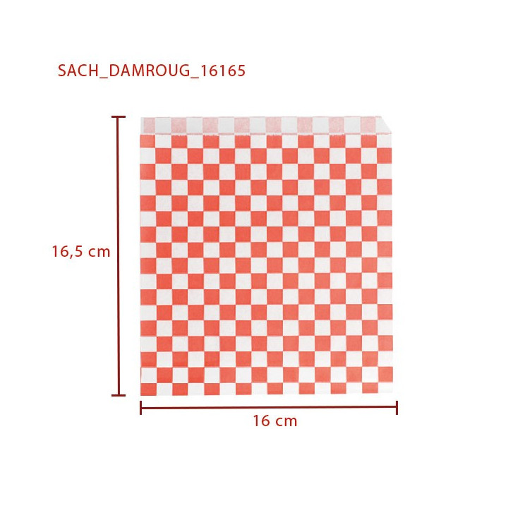 Papier-ingraissable-ouvert-Damier-Rouge-16165