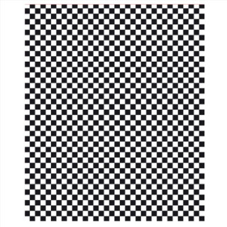 Papier ingraissable rectangle Damier noir