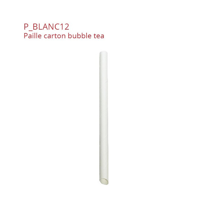 Paille carton Bubble tea