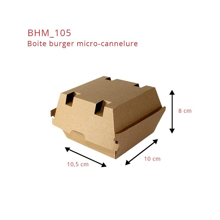 Boite-burger-micro-cannelure-dimensions