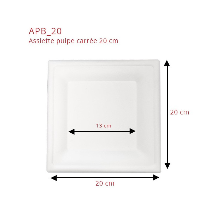 Assiette-carrée-pulpe-20-cm-dimensions
