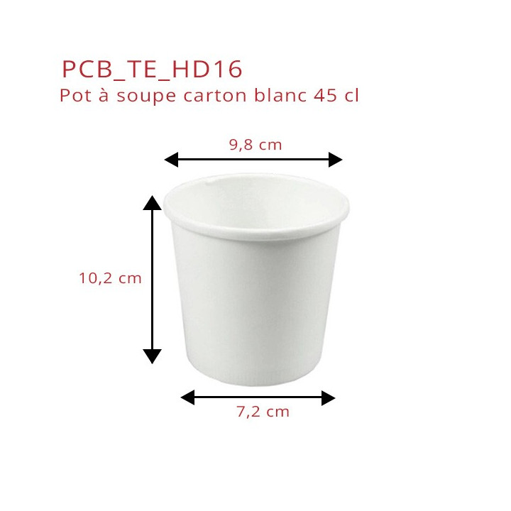 Pot-a-soupe-carton-blanc-16-oz dimensions