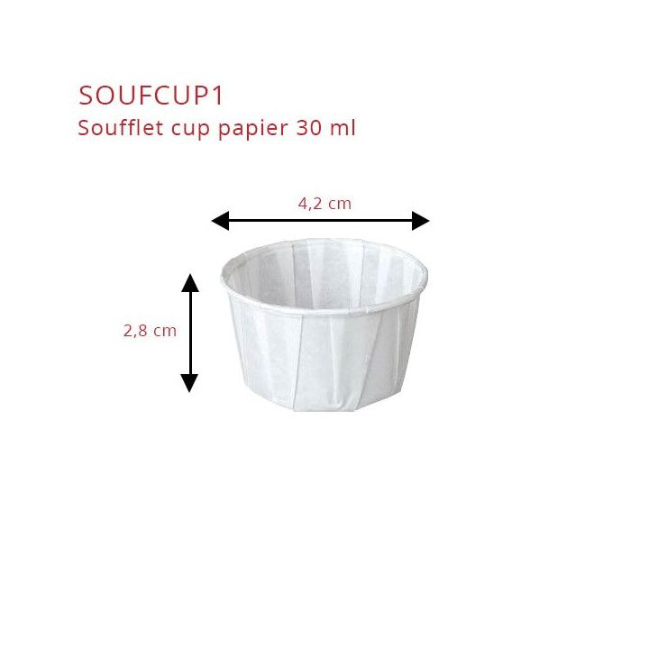 mini-pot-sauce-papier SOUFCUP_S	 dimensions