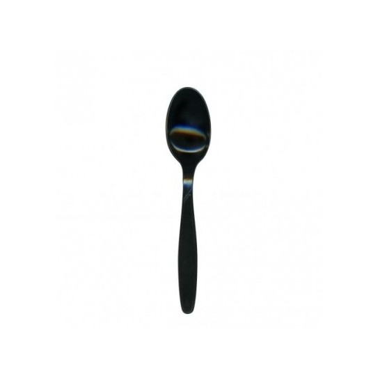 Grande Cuillère plastique noire - SML Food Plastic