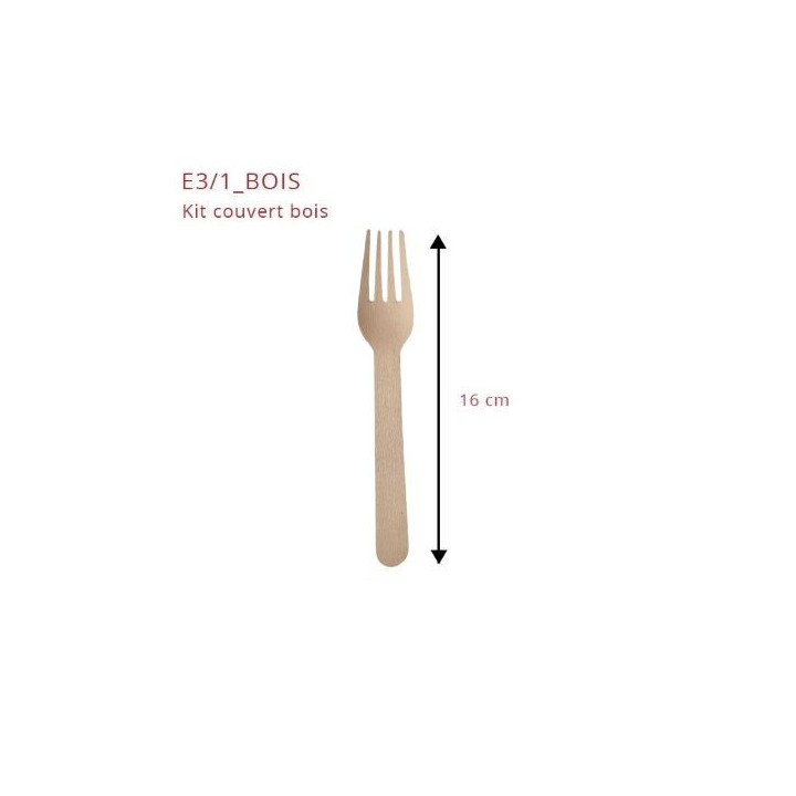 Fourchette bois dimensions