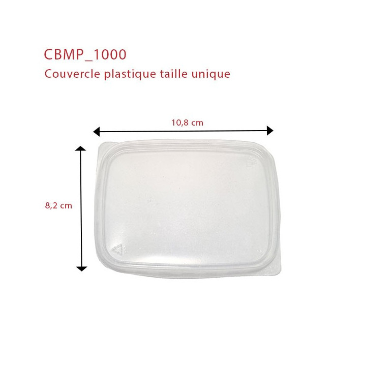 Couvercle barquette plastique