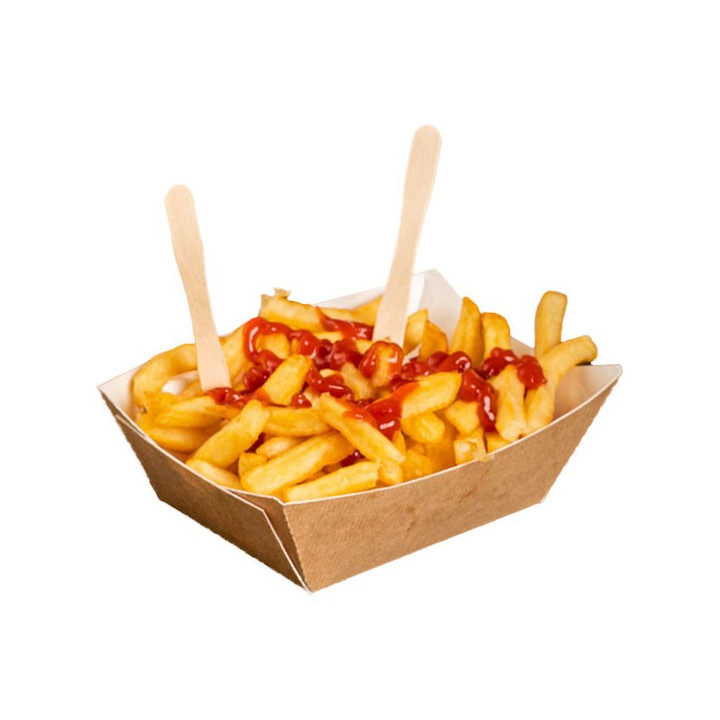 Barquette carton frite