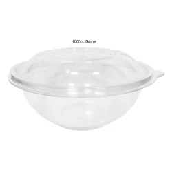 miniature Bol Salade Plastique Rond Dôme