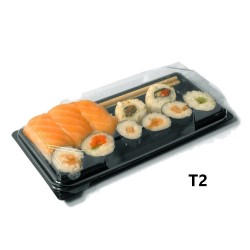 miniature Barquette Sushi + couvercle