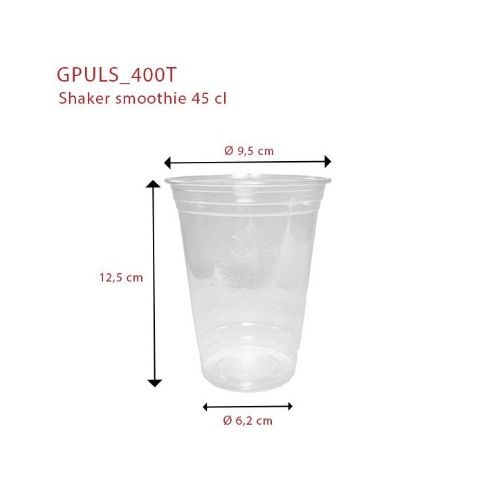 Shaker Smoothie Transparent 45 cl