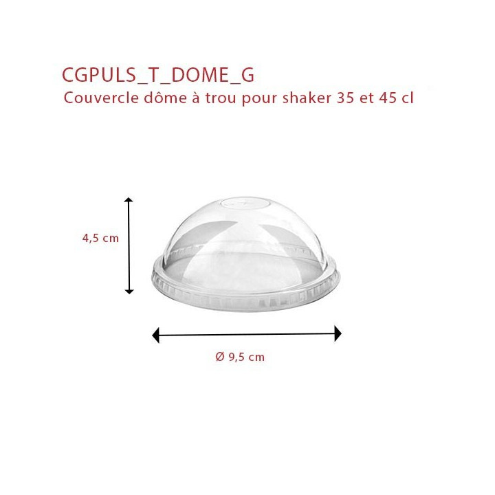 Couvercle en dôme CGPULS_T_DOME_G_S