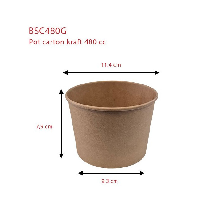 pot brun 480 dimensions