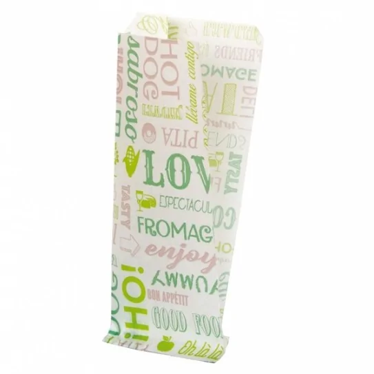 Sachet hot-dog ouvert
